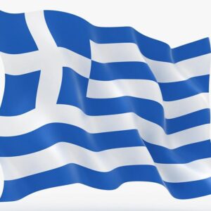 Σημαία ελληνική Y1x1,5μ.Βάρος 150gr  τμχ.