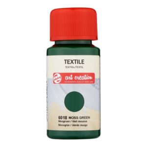 Talens χρώμα textile 6018 moss green 50ml 4 τμχ.