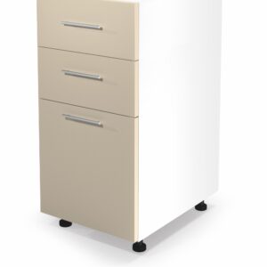 VENTO DS3-40/82 lower cabinet with drawers, color: white / beige DIOMMI V-UA-VENTO-D3S_H-40/82-BEŻOWY