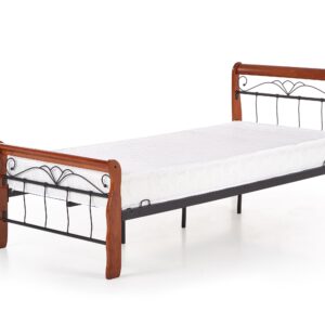 VERONICA bed 90 cm color: ant. cherry/black DIOMMI V-CH-VERONICA_90CM-LOZ