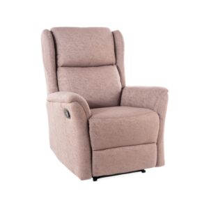 Πολυθρόνα relax ανακλινόμενη υφασμάματινη καφέ ZEUS 74x93x108 DIOMMI 80-1464
