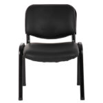 ΚΑΡΕΚΛΑ JANISHA HM1010.01 ΜΕ ΔΕΡΜΑΤΙΝΗ PU ΜΑΥΡΟ 553,5x59x77 εκ. (1 Τεμμάχια)