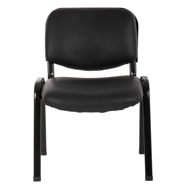 ΚΑΡΕΚΛΑ JANISHA HM1010.01 ΜΕ ΔΕΡΜΑΤΙΝΗ PU ΜΑΥΡΟ 553,5x59x77 εκ. (1 Τεμμάχια)
