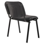 ΚΑΡΕΚΛΑ JANISHA HM1010.01 ΜΕ ΔΕΡΜΑΤΙΝΗ PU ΜΑΥΡΟ 553,5x59x77 εκ. (1 Τεμμάχια)