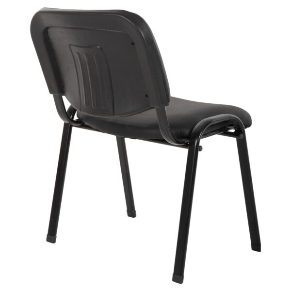 ΚΑΡΕΚΛΑ JANISHA HM1010.01 ΜΕ ΔΕΡΜΑΤΙΝΗ PU ΜΑΥΡΟ 553,5x59x77 εκ. (1 Τεμμάχια)