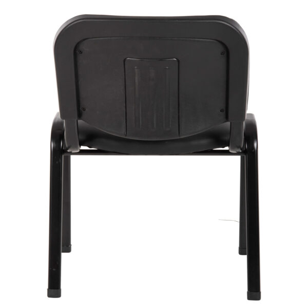 ΚΑΡΕΚΛΑ JANISHA HM1010.01 ΜΕ ΔΕΡΜΑΤΙΝΗ PU ΜΑΥΡΟ 553,5x59x77 εκ. (1 Τεμμάχια)