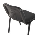 ΚΑΡΕΚΛΑ JANISHA HM1010.01 ΜΕ ΔΕΡΜΑΤΙΝΗ PU ΜΑΥΡΟ 553,5x59x77 εκ. (1 Τεμμάχια)
