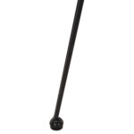 ΤΡΑΠΕΖΙ ΟΒΑΛ ΧΑΜΗΛΟ ALLEGRA HM5695.11 ΜΠΕΖ WICKER-ΜΑΥΡΟ ΜΕΤΑΛΛΟ 100x45x51,5Υεκ. (1 Τεμμάχια)